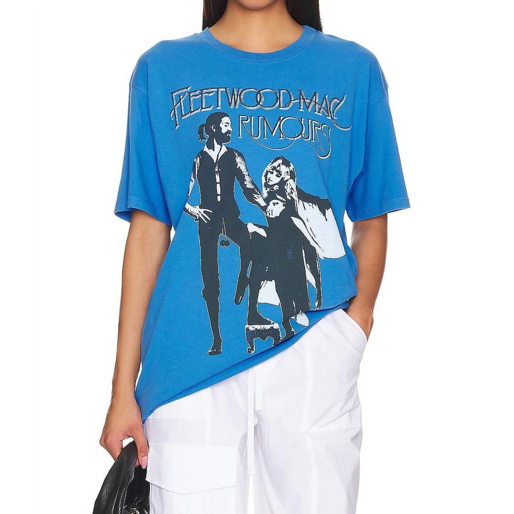 NEW DAYDREAMER fleetwood mac rumors tee dress in azure blue - Picture 2 of 5